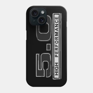 Ford Mustang GT Fox Body 5.0 High Performance Phone Case