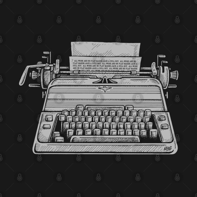 All Work And No Play... The Shining Typewriter by BradAlbright