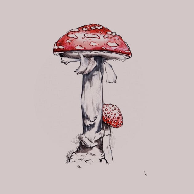 Fly Agaric by IndiasIllustrations