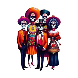 colourful skull T-Shirt