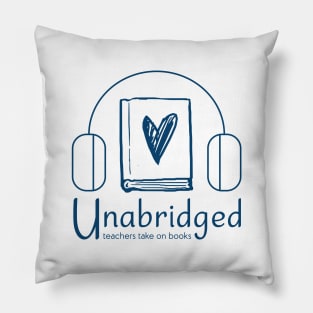 Unabridged Logo (Front and Back on T-shirt) Pillow