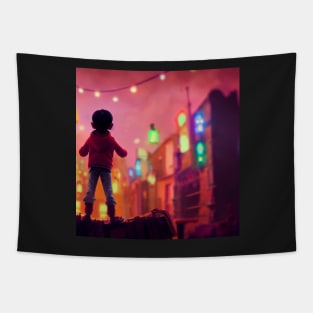 Coco Inspired Artwork Tapestry