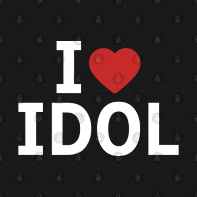 Oshi no Ko Ruby Hoshino Cosplay I Love Idol T Shirt Design in Episode 9 - Black by Animangapoi