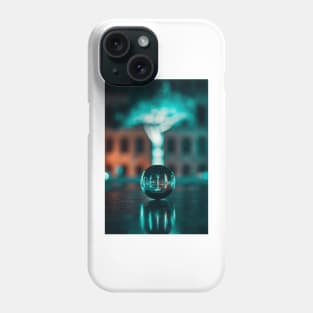 Neon-Lit Crystal Ball Phone Case