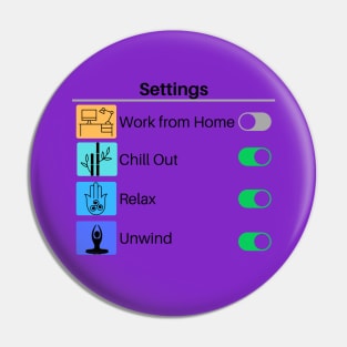 Turn OFF 'Work from Home' mode Pin