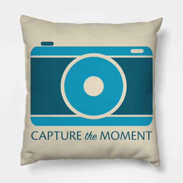 Camera - Capture the Moment 3 Pillow by centeringmychi