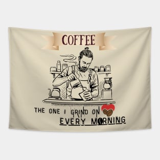 Coffee Lover Funny Ambiguous Gift Tapestry