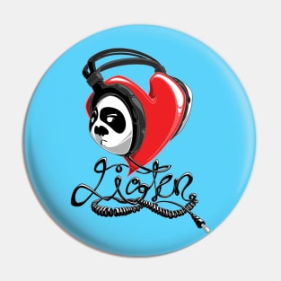 Listen to your heart - Panda Sal Pin