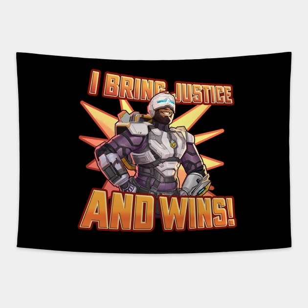 Newcastle - I Bring Justice And Wins! Tapestry by Paul Draw