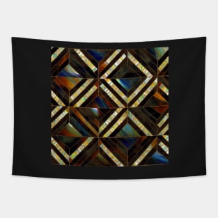 Mother of Pearl and Fire Opal Mosaic Inlay Tapestry