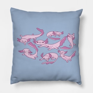 axolotl party Pillow