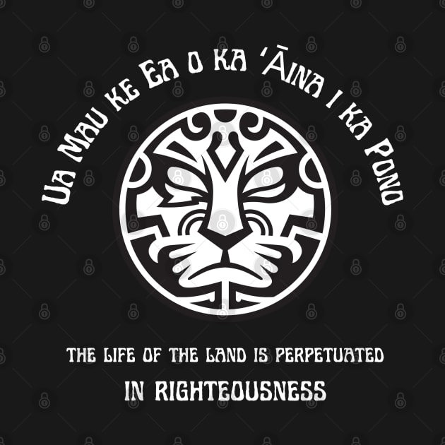 Logo Version: The life of the land is perpetuated in righteousness by Mister Jinrai