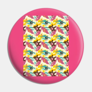 ABSTRACT SPLATTER Pin