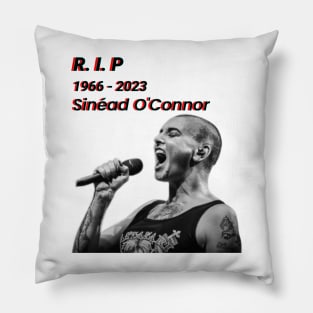 RIP Sinead O'Connor Irish Singer Legend Pillow