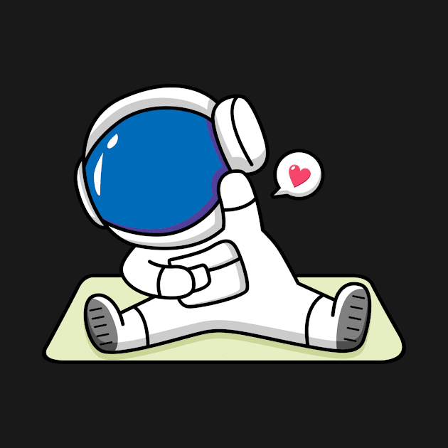 astronaut yoga by BarnawiMT