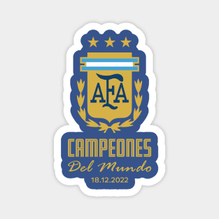 Argentina world champions Qatar 2022 Magnet