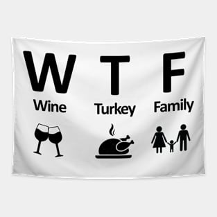 wtf thanksgiving Tapestry