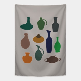 Abstract Pots and Vases Tapestry