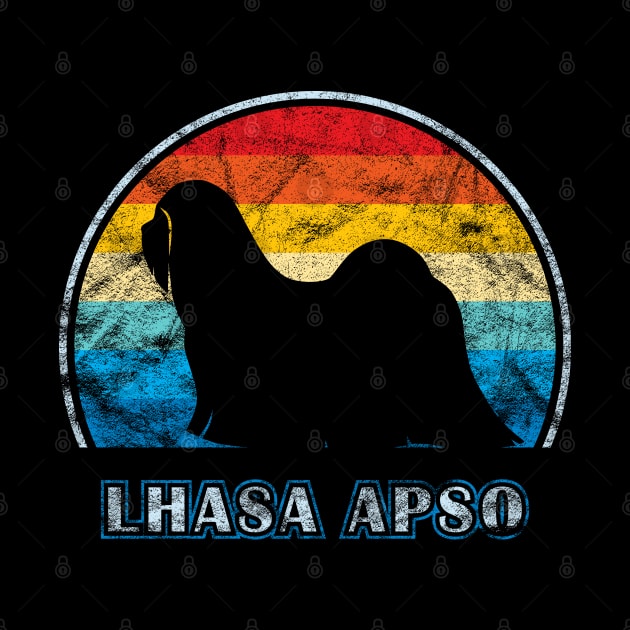 Lhasa Apso Vintage Design Dog by millersye