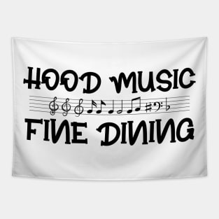 Hood Music and fine dining Tapestry