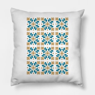 Portuguese Tile Pattern Pillow