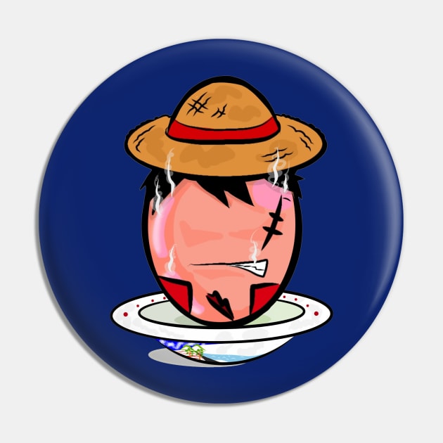 Lucky Egg Wannabe Gear 2 Version Straw Hat Boy Pin by Art_Ricksa