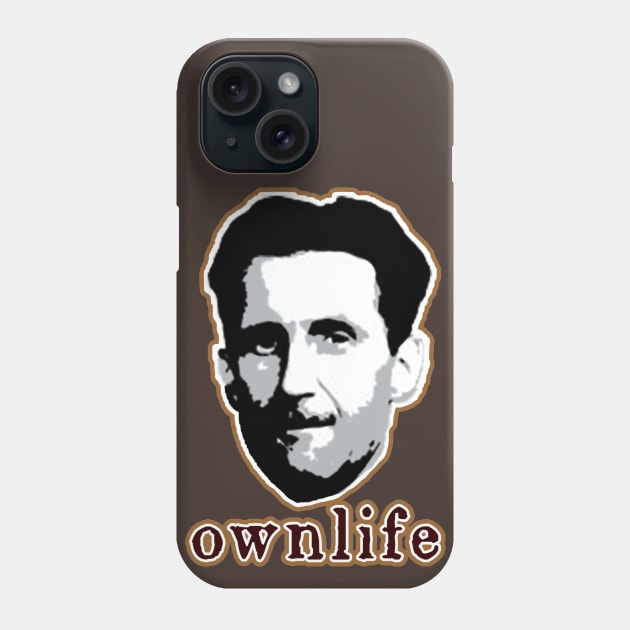 GEORGE ORWELL OWNLIFE 1984 NOVEL DESIGN Phone Case by FrenkMelk