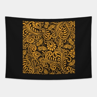 Butterfly and flower pattern Tapestry