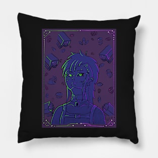 Always Watching, A Cyberpunk Piece Pillow