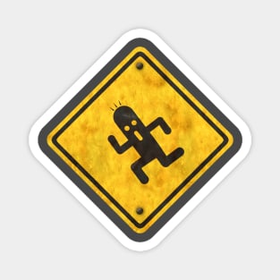 Cactuar Crossing Road Sign Magnet