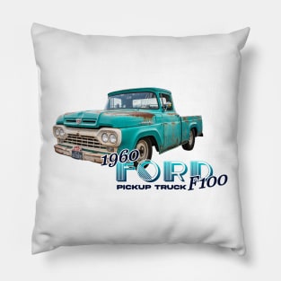 1960 Ford F100 Pickup Truck Pillow