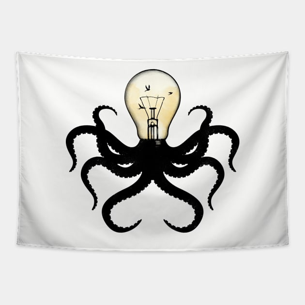 OCTOBULB Tapestry by ALFBOCREATIVE