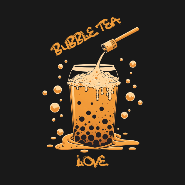 Bubble Tea Love by i2studio