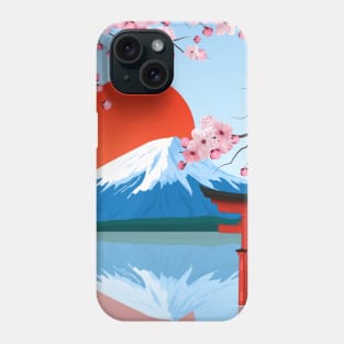 Sakura sunrise Phone Case