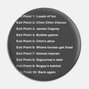 Great Movie Ride Exit Point Mnemonics Pin