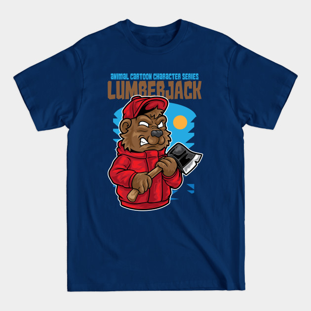 Discover Lumberjack Cartoon - Cartoons - T-Shirt