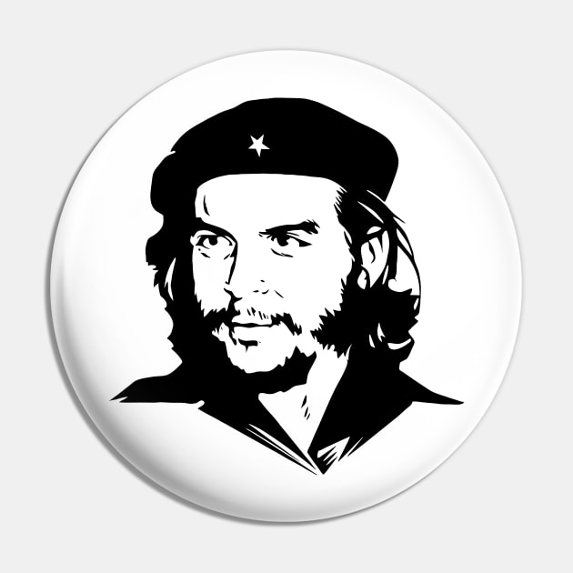 Che Guevara Rebel Cuban Guerrilla Revolution T-Shirt Pin by HiDearPrint