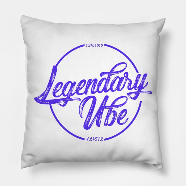 Legendary Ube Flagship Tee Pillow by LegendaryUbe