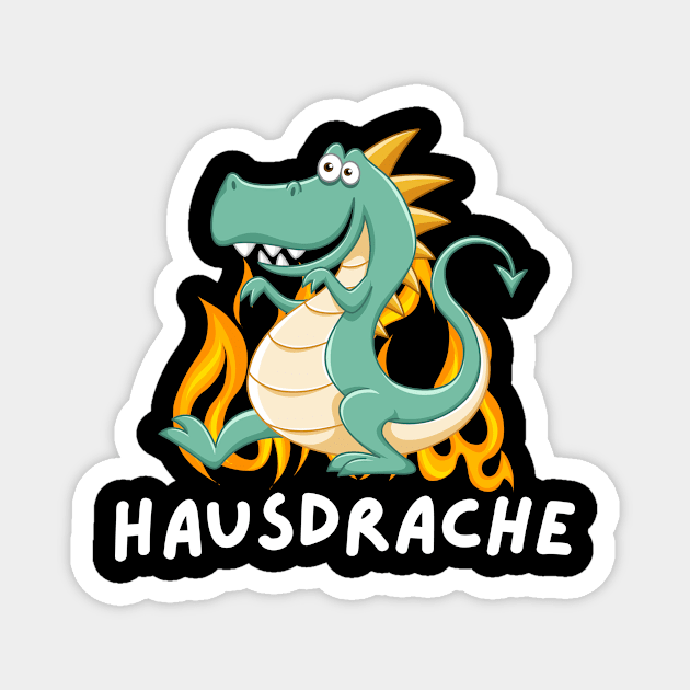 Hausdrache Schwiegermutter Humor Fun Magnet by Foxxy Merch