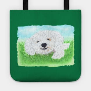 Smiling dog Tote