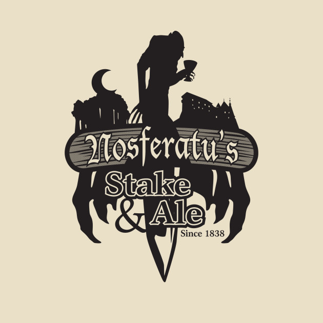 Nosferatu's Stake & Ale Movie TShirt TeePublic