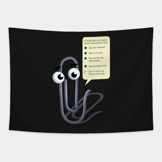 Clippy Tapestry by Mansemat