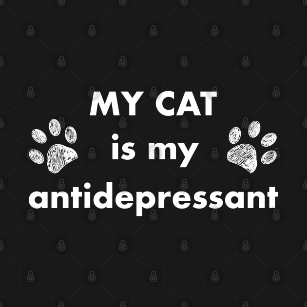 My cat is my antidepressant by GULSENGUNEL