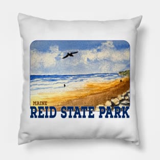 Reid State Park, Maine Pillow