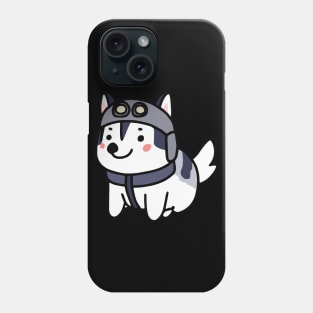 Husky Pilot Dog Lover Malamute Phone Case