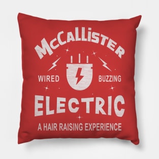 McCallister Electric. Wired, Buzzing, a Hair-Raising Experience Pillow