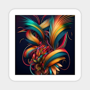 Abstract Art in Olena Skytsiuk Style Magnet