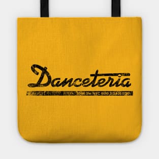 Danceteria - black (distressed) Tote