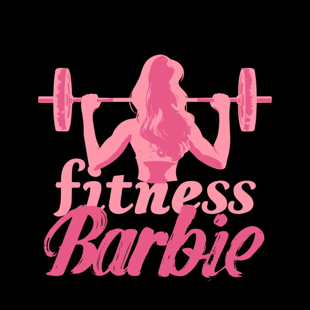Fitness Barbie  Graphic T-shirt 02 by ToddT