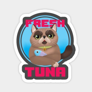 Fresh Tuna Cat Magnet